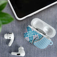 Aloha Vintage Palaka Floral Hawaiian Quilt AirPods Case Uliuli Motif LT9 - Polynesian Pride