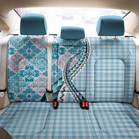 Aloha Vintage Palaka Floral Hawaiian Quilt Back Car Seat Cover Uliuli Motif - Polynesian Pride