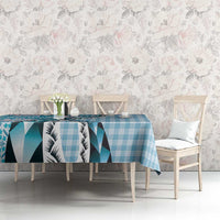 Aloha Vintage Palaka Floral Hawaiian Quilt Tablecloth Uliuli Motif - Polynesian Pride