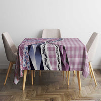 Aloha Vintage Palaka Floral Hawaiian Quilt Tablecloth Akala Motif - Polynesian Pride