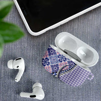 Aloha Vintage Palaka Floral Hawaiian Quilt AirPods Case Poni Motif LT9 - Polynesian Pride