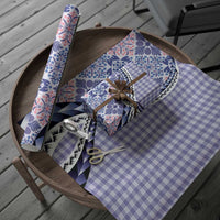 Aloha Vintage Palaka Floral Hawaiian Quilt Wrapping Paper Poni Motif - Polynesian Pride