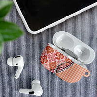 Aloha Vintage Palaka Floral Hawaiian Quilt AirPods Case Ulaula Motif LT9 - Polynesian Pride
