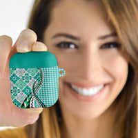 Aloha Vintage Palaka Floral Hawaiian Quilt AirPods Case Polu Motif LT9 - Polynesian Pride