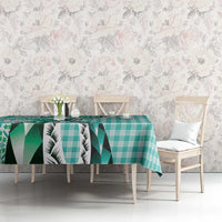 Aloha Vintage Palaka Floral Hawaiian Quilt Tablecloth Polu Motif - Polynesian Pride