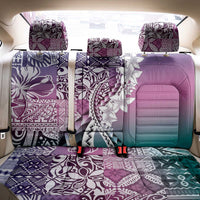 Aloha Vintage Plumeria Hawaiian Tapa Pattern Back Car Seat Cover Gradient Hawaiian Tapa Pattern - Polynesian Pride