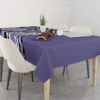 Aloha Vintage Plumeria Hawaiian Tapa Pattern Tablecloth Purple Hawaiian Tapa Pattern LT9 - Polynesian Pride