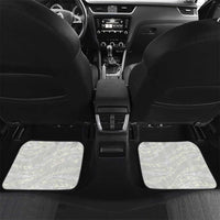Polynesian Manta Ray Car Mats Beige Floral Turtle Tattoo LT9 Set 2pcs - Back Beige - Polynesian Pride