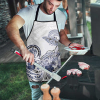Polynesian Manta Ray Apron Blue Floral Turtle Tattoo LT9 - Polynesian Pride