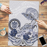 Polynesian Manta Ray Puzzle Blue Floral Turtle Tattoo LT9 Blue - Polynesian Pride