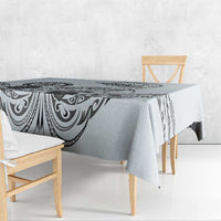 Polynesian Manta Ray Tablecloth Gray Floral Turtle Tattoo LT9 - Polynesian Pride
