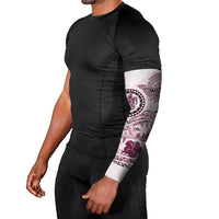 Polynesian Manta Ray Arm Sleeves Pink Floral Turtle Tattoo - Polynesian Pride