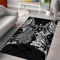 New Zealand Rugby Area Rug Black Haka Dance With NZ Champions History LT9 - Polynesian Pride