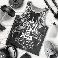 New Zealand Rugby Men Tank Top Black Haka Dance With NZ Champions History LT9 - Polynesian Pride