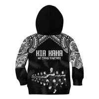 NZ Rugby Kid Hoodie Kapa Opango Maori Haka With Years of The All Black Champions LT9 - Polynesian Pride