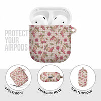 Beige Paniolo Palaka Hawaiian Cowgirl Christmas AirPods Case LT9 - Polynesian Pride