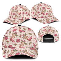 Beige Paniolo Palaka Hawaiian Cowgirl Christmas Classic Cap LT9 - Polynesian Pride