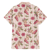 Beige Paniolo Palaka Hawaiian Cowgirl Christmas Hawaiian Shirt - Polynesian Pride