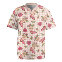 Beige Paniolo Palaka Hawaiian Cowgirl Christmas Rugby Jersey LT9 Beige - Polynesian Pride