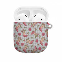 Gray Paniolo Palaka Hawaiian Cowgirl Christmas AirPods Case LT9 Gray - Polynesian Pride