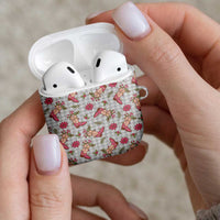Gray Paniolo Palaka Hawaiian Cowgirl Christmas AirPods Case LT9 - Polynesian Pride