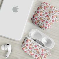 Gray Paniolo Palaka Hawaiian Cowgirl Christmas AirPods Case LT9 - Polynesian Pride