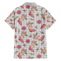 Gray Paniolo Palaka Hawaiian Cowgirl Christmas Hawaiian Shirt LT9 - Polynesian Pride