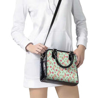 Green Paniolo Palaka Hawaiian Cowgirl Christmas Shoulder Handbag - Polynesian Pride