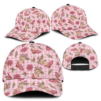 Pink Paniolo Palaka Hawaiian Cowgirl Christmas Classic Cap - Polynesian Pride