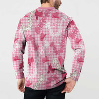 Paniolo Palaka Hawaiian Cowgirl Button Sweatshirt LT9 - Polynesian Pride