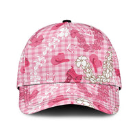 Paniolo Palaka Hawaiian Cowgirl Classic Cap LT9 Universal Fit Pink - Polynesian Pride