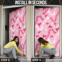 Paniolo Palaka Hawaiian Cowgirl Door Cover - Polynesian Pride