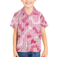 Paniolo Palaka Hawaiian Cowgirl Family Matching Long Sleeve Bodycon Dress and Hawaiian Shirt - Polynesian Pride