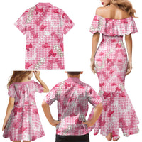 Paniolo Palaka Hawaiian Cowgirl Family Matching Mermaid Dress and Hawaiian Shirt - Polynesian Pride
