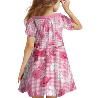 Paniolo Palaka Hawaiian Cowgirl Family Matching Off Shoulder Short Dress and Hawaiian Shirt - Polynesian Pride