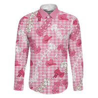 Paniolo Palaka Hawaiian Cowgirl Family Matching Tank Maxi Dress and Hawaiian Shirt - Polynesian Pride