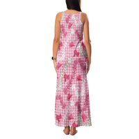 Paniolo Palaka Hawaiian Cowgirl Family Matching Tank Maxi Dress and Hawaiian Shirt - Polynesian Pride