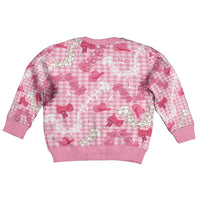 Paniolo Palaka Hawaiian Cowgirl Kid Ugly Christmas Sweater LT9 - Polynesian Pride