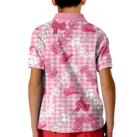 Paniolo Palaka Hawaiian Cowgirl Kid Polo Shirt LT9 - Polynesian Pride