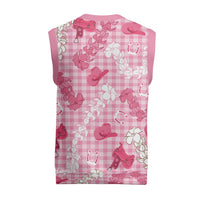 Paniolo Palaka Hawaiian Cowgirl Christmas Knitted V-Neck Vest LT9 - Polynesian Pride