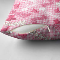 Paniolo Palaka Hawaiian Cowgirl Pillow Cover - Polynesian Pride