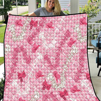 Paniolo Palaka Hawaiian Cowgirl Quilt LT9 Pink - Polynesian Pride