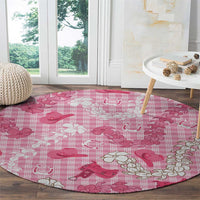 Paniolo Palaka Hawaiian Cowgirl Round Carpet LT9 - Polynesian Pride