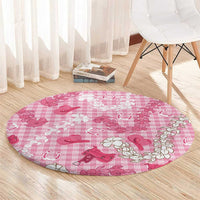 Paniolo Palaka Hawaiian Cowgirl Round Carpet LT9 - Polynesian Pride