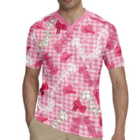 Paniolo Palaka Hawaiian Cowgirl Rugby Jersey LT9 - Polynesian Pride
