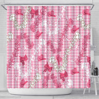 Paniolo Palaka Hawaiian Cowgirl Shower Curtain LT9 - Polynesian Pride