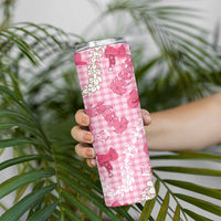 Paniolo Palaka Hawaiian Cowgirl Skinny Tumbler - Polynesian Pride