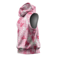 Paniolo Palaka Hawaiian Cowgirl Sleeveless Hoodie LT9 - Polynesian Pride