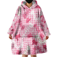 Paniolo Palaka Hawaiian Cowgirl Wearable Blanket Hoodie LT9 - Polynesian Pride