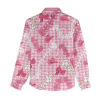 Paniolo Palaka Hawaiian Cowgirl Women Casual Shirt - Polynesian Pride